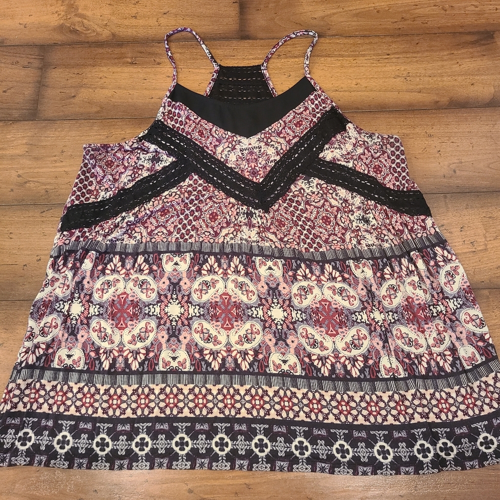 Maurices Crochet detail tank top - flowy